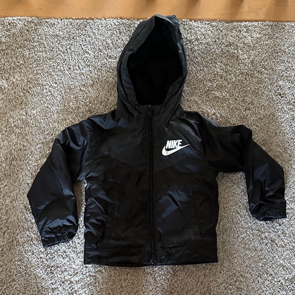 Nike Black Full-Zip Hooded Jacket